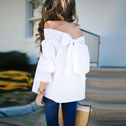 Fashione Shanone - Blouse with bowknot