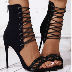 Fashione Shanone - Lace up heeled sandals