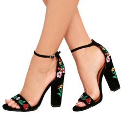 Fashione Shanone - Floral heeled sandals