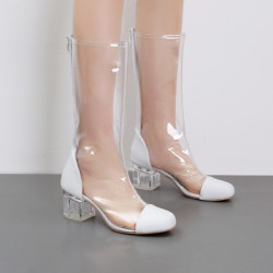 Fashione Shanone - Clear ankle boots
