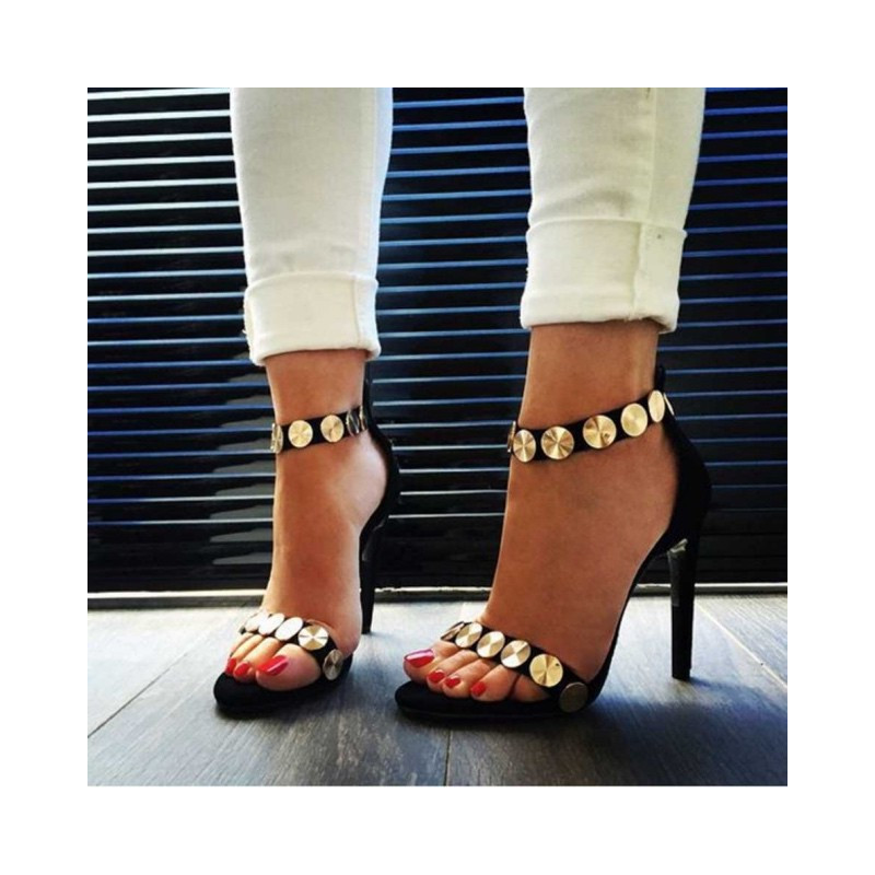 Fashione Shanone - Studded heeled sandals
