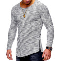 Round neck T-shirt with long sleeves