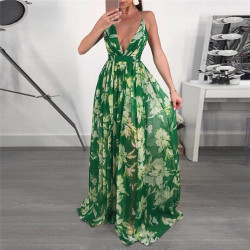 Fashione Shanone - Green maxi dress