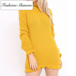 Fashione Shanone - High neck sweater dress