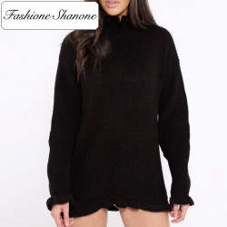 Fashione Shanone - High neck sweater dress