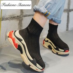 Fashione Shanone - Platform socks sneakers