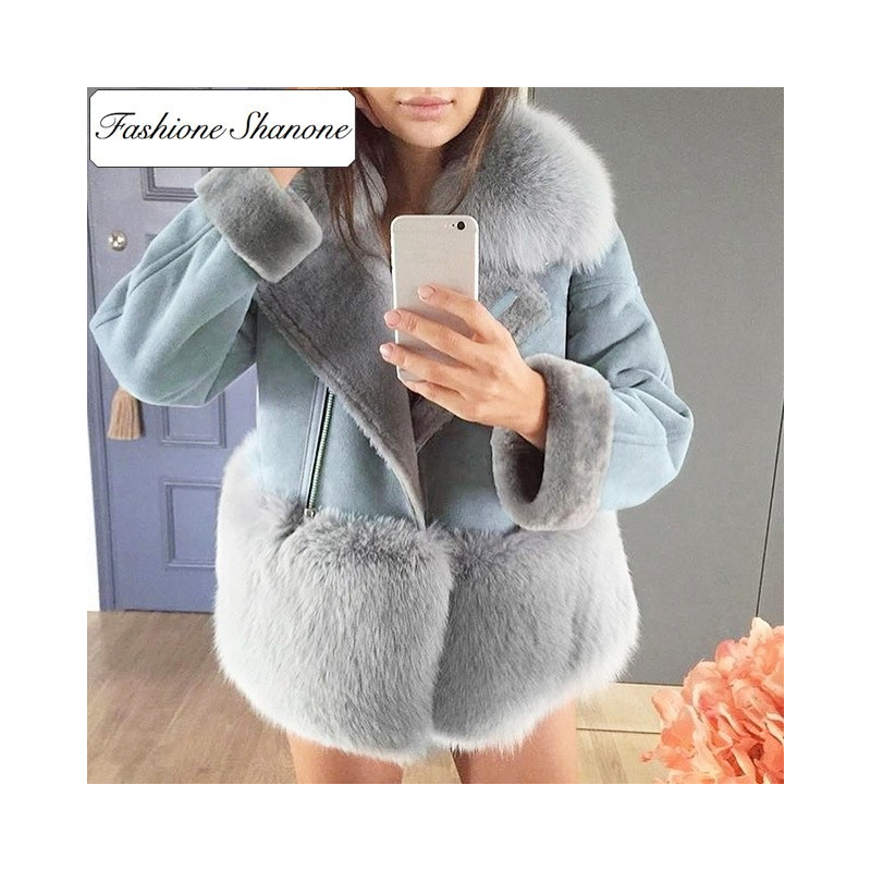 Fashione Shanone - Perfecto coat with fur
