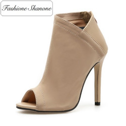 Fashione Shanone - Peep toe ankle boots