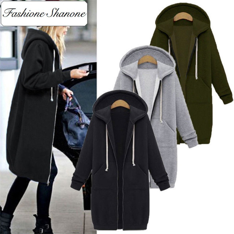 Fashione Shanone - Hoodie long jacket