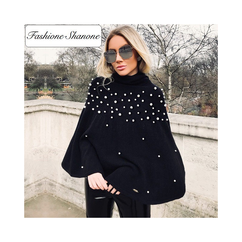 Fashione Shanone - Cape sweater with pearls