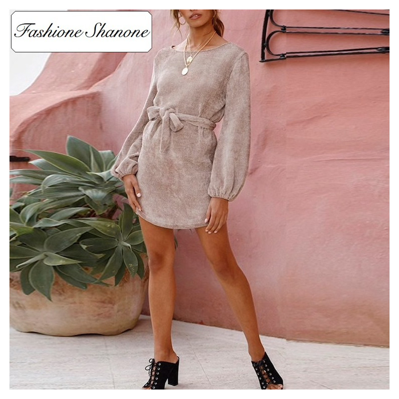 Fashione Shanone - Fluid dress with belt
