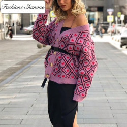Fashione Shanone - Cardigan with little hearts
