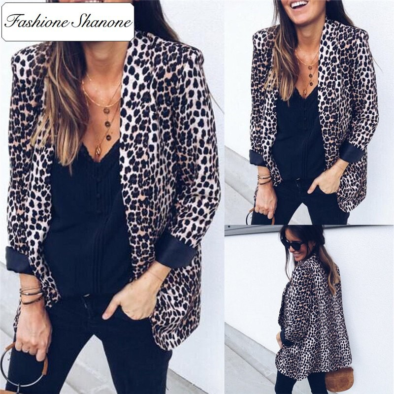 Fashione Shanone - Leopard blazer