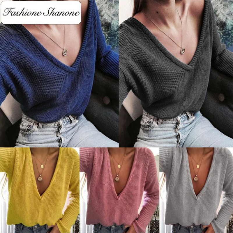 Fashione Shanone - V neckline sweater
