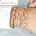 Arrow cirlce bracelets set
