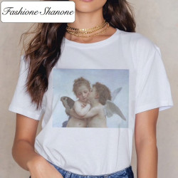 Fashione Shanone - Limited stock - Angel kiss Michelangelo T-shirt