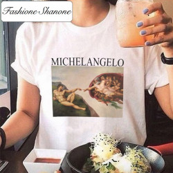 Fashione Shanone - Stock limité - T-shirt art Michelangelo