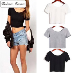 Fashione Shanone - Limited stock - Plain crop top
