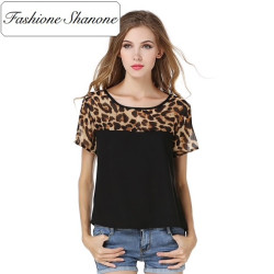Fashione Shanone - Limited stock - Leopard short sleeves blouse