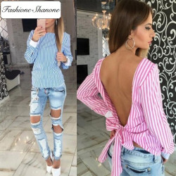 Fashione Shanone - Limited stock - Backless blouse