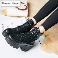 Fashione Shanone - Limited stock - platform lace up ankle boots
