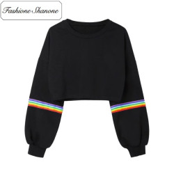 Fashione Shanone - Limited stock - Sweatshirt with rainbow strip