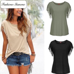 Fashione Shanone - Stock limité - T-shirt à franges