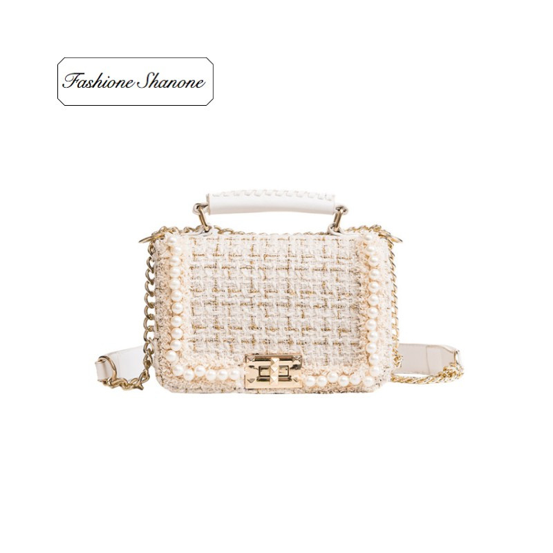 Fashione Shanone - Limited stock - Wool bag with pearls