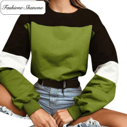 Fashione Shanone - Limited stock - Tricolor sweatshirt