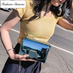 Limited stock - Small metallic bag with shoulder strap