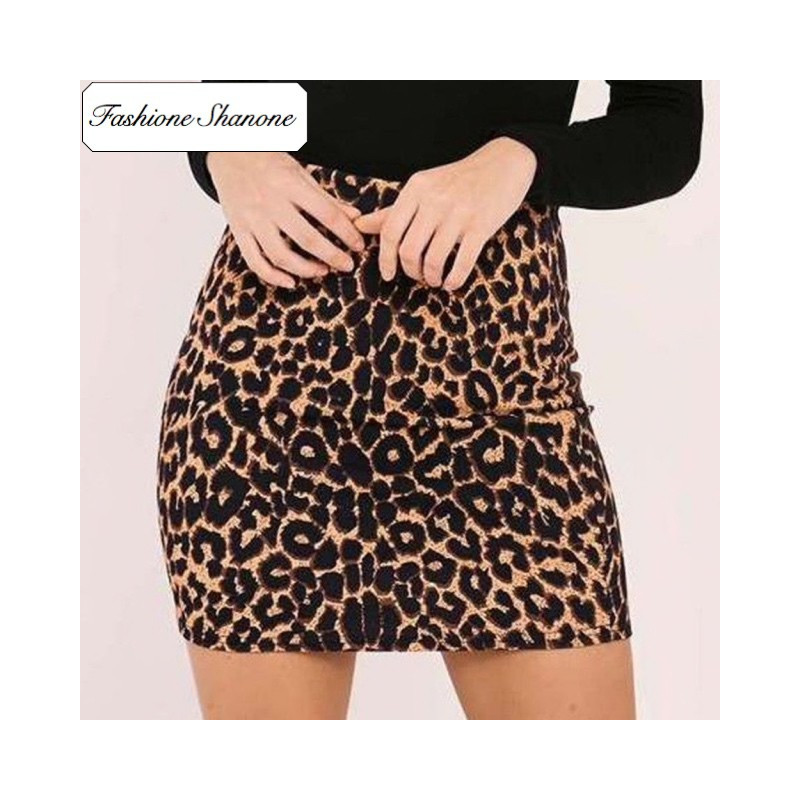 Fashione Shanone - Stock limité - Mini jupe léopard