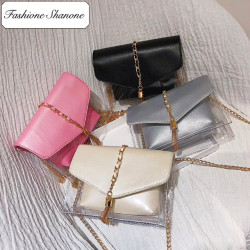 Fashione Shanone - Limited stock - Small transparent bag with chain