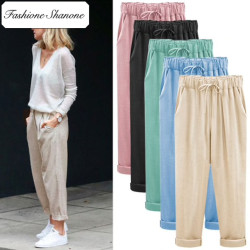 Fashione Shanone - Stock limité - Pantalon casual en lin