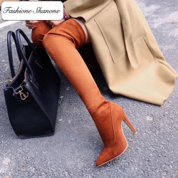 Fashione Shanone - Limited stock - Pointed toe over the knee boots