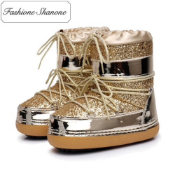 Limited stock - Sequined snow boots