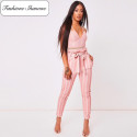 Limited stock - Pink high waist trousers