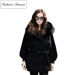Fashione Shanone - Limited stock - Coat with fur collar