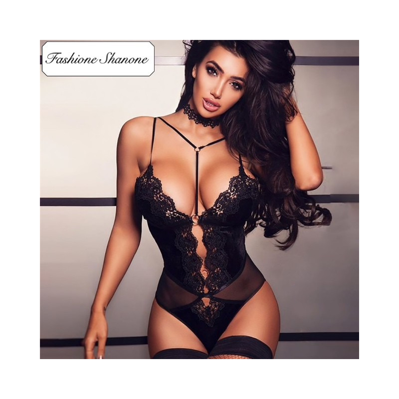 Fashione Shanone - Limited stock - Lace bodysuit with strap