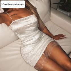 Fashione Shanone - Limited stock - Dress with gliterry net