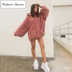 Fashione Shanone - Limited stock - Fleece wide hoodie