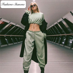 Fashione Shanone - Limited stock - Tracksuit with crop sweatshirt