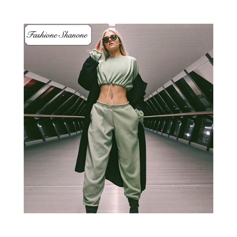 Fashione Shanone - Limited stock - Tracksuit with crop sweatshirt