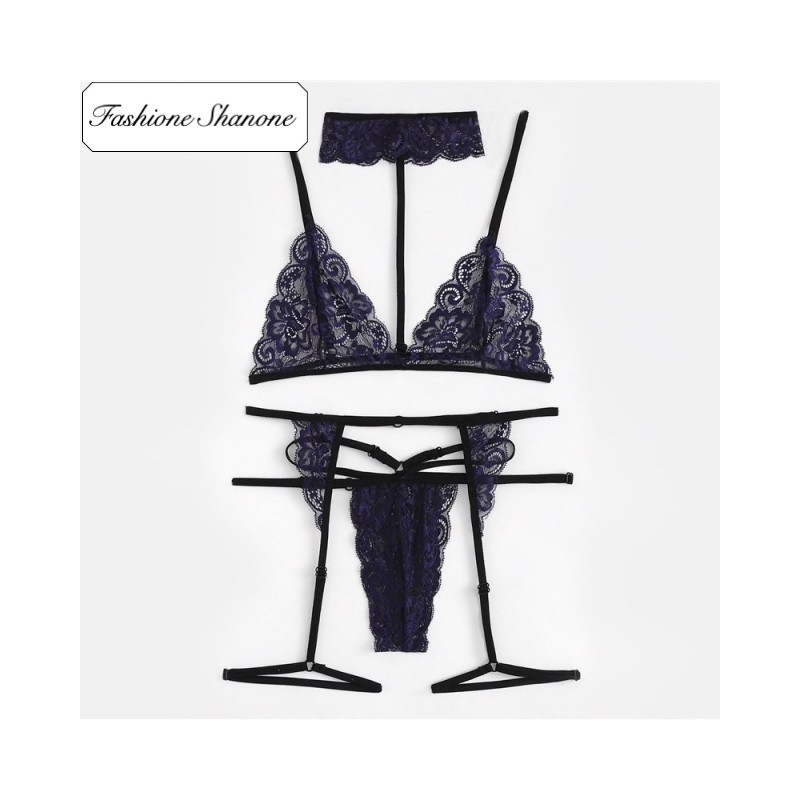 Fashione Shanone - Limited stock - Lace lingerie set with garter