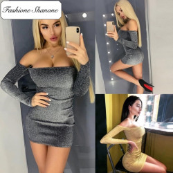 Fashione Shanone - Limited stock - Bardot neckline dress