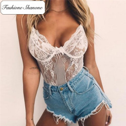 Fashione Shanone - Limited stock - Lace bodysuit with strap