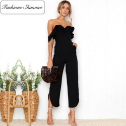 Fashione Shanone - Limited stock - Bardot neckline jumpsuit