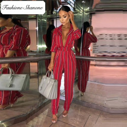 Fashione Shanone - Limited stock - Stripped jumpsuit