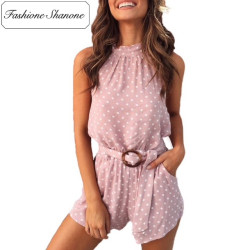 Limited stock - Polka dot playsuit