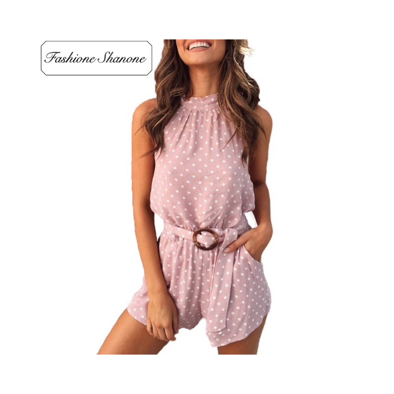 Limited stock - Polka dot playsuit
