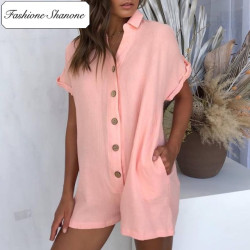 Fashione Shanone - Limited stock - Buttoned playsuit